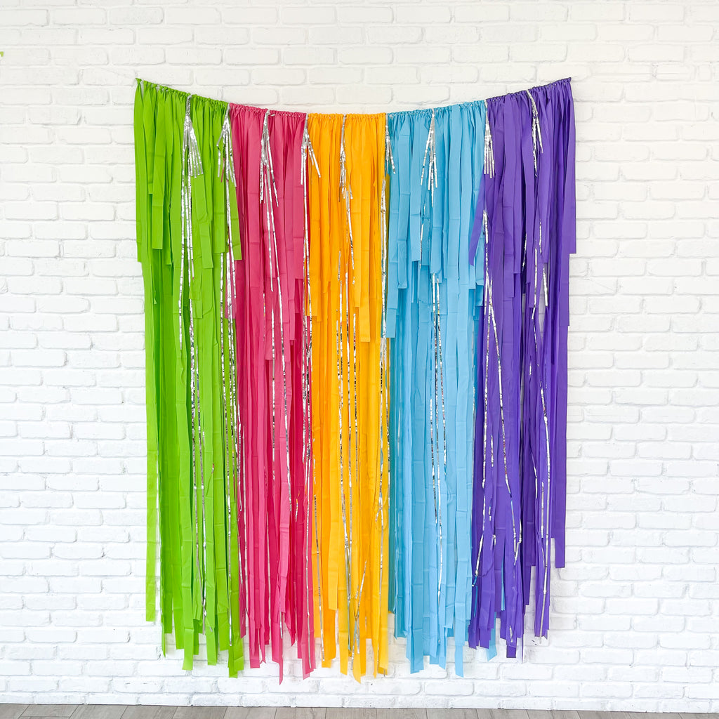 Science Fringe Streamer Backdrop| Bright Science Party