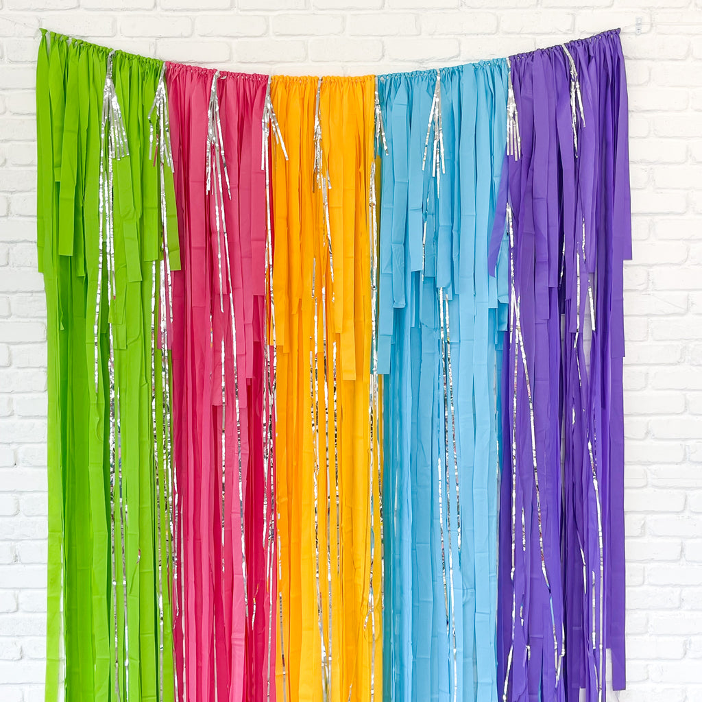 Science Fringe Streamer Backdrop| Bright Science Party