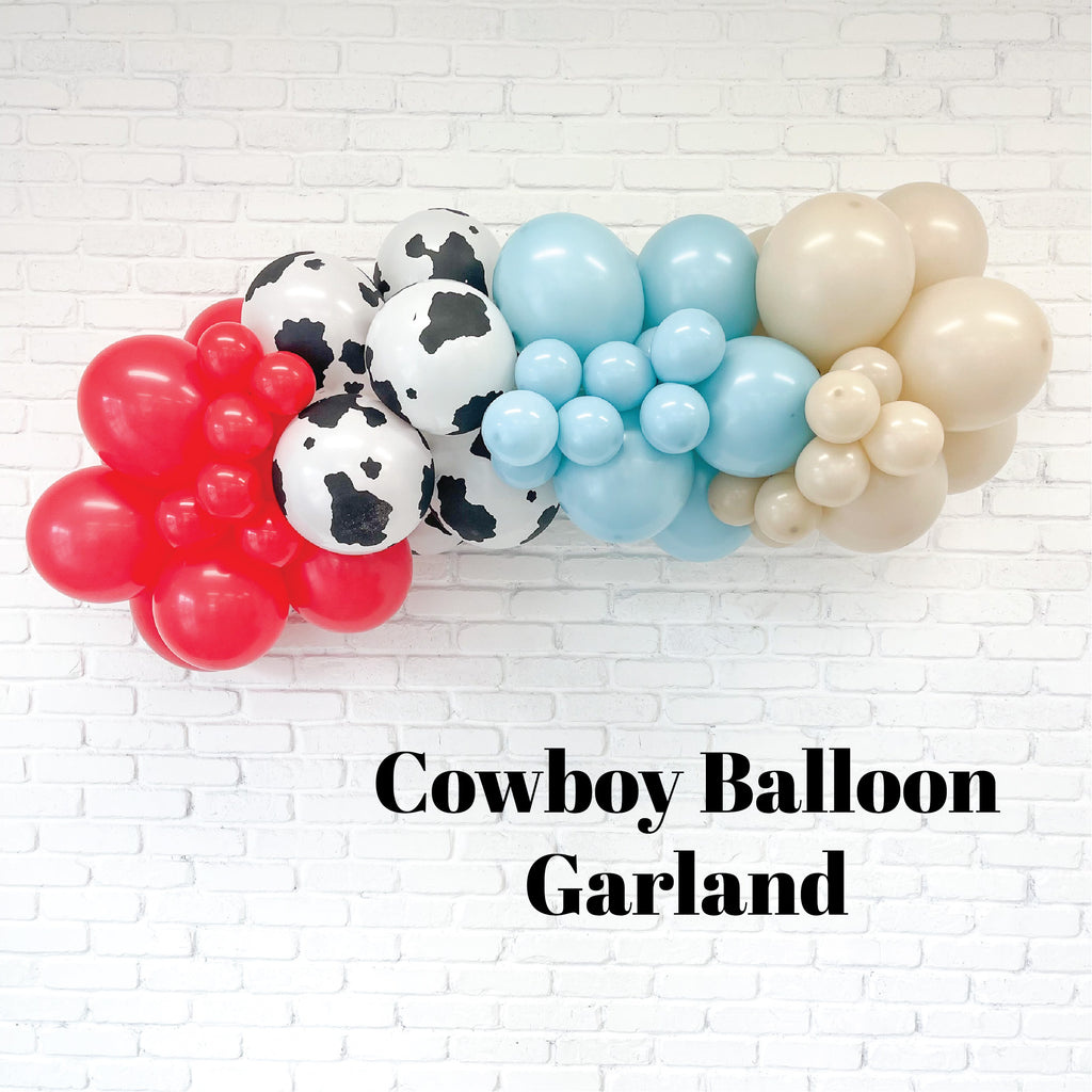 Cowboy Party Balloon Garland Kit| Cowboy Party
