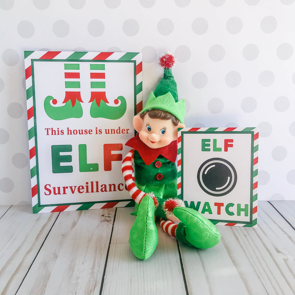 Christmas Elf Watch Kit, Elf Printable, Instant Download