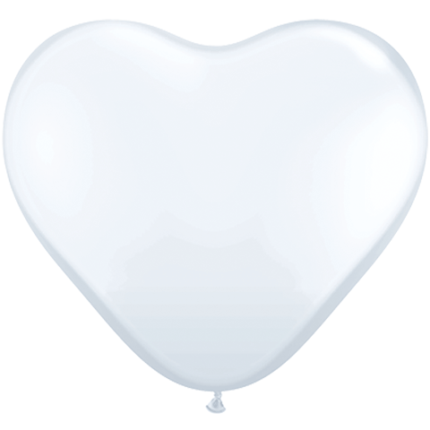 36" White Heart Balloon| Valentine's Day