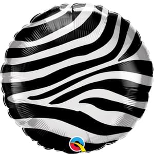 Zebra Stripe Print Balloon 18" | Jungle Party