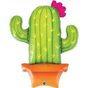 Cactus Super Shape, 39" Potted Cactus, Giant Cactus Balloon, Cactus Party Decor,Fiesta Balloons, Fiesta, Cactus Balloon