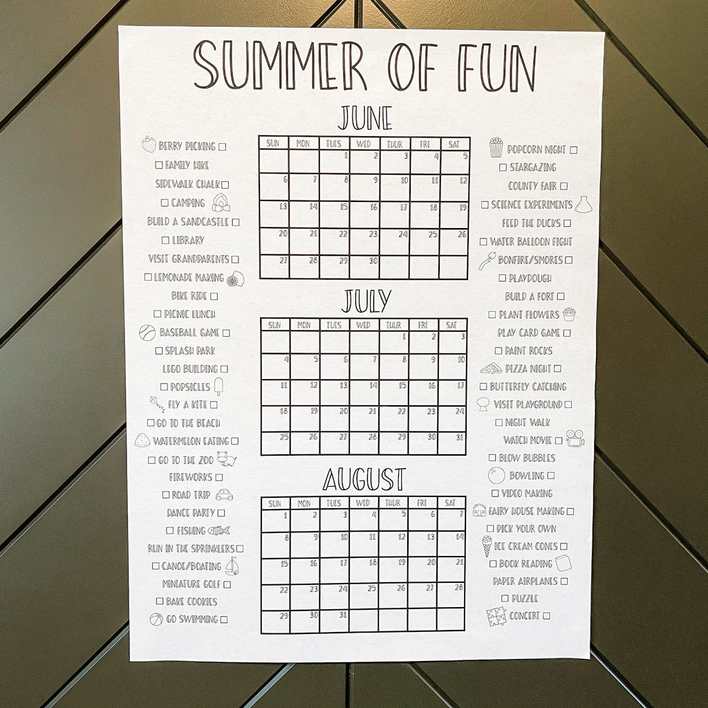 Summer of Fun Countdown Poster| 2024