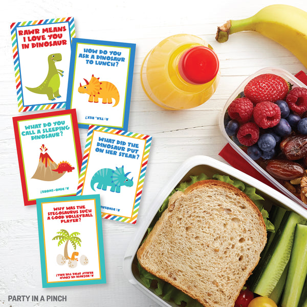 Dinosaur Lunch Box Notes your kid will love to find in their lunch!