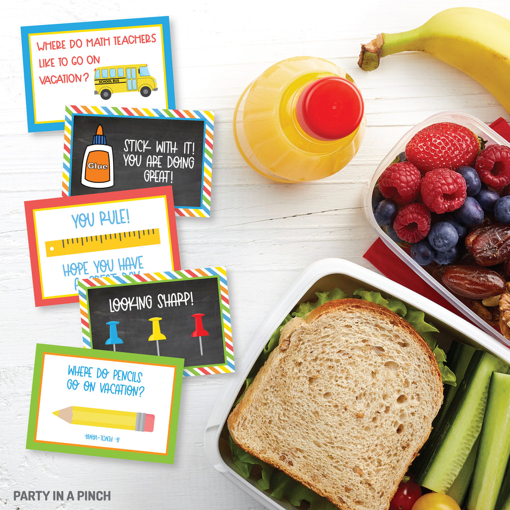 School Time Lunch Box Notes| Instant Download