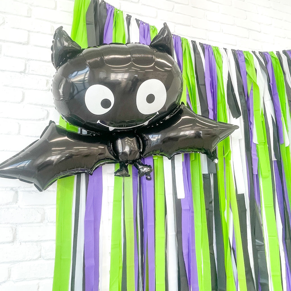 Halloween Fringe Streamer Backdrop| Beetlejuice