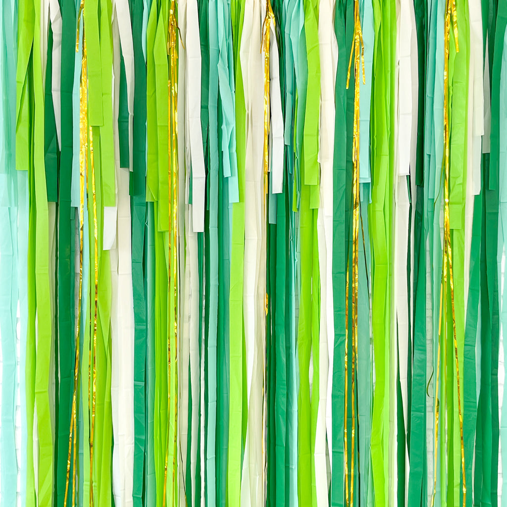 Jungle Fringe Streamer Backdrop| Jungle Party