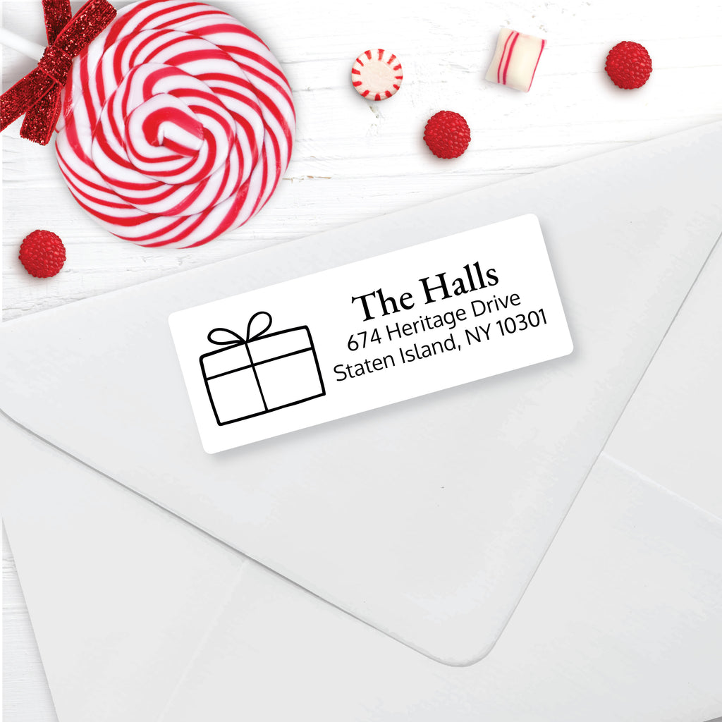 Christmas Address Labels, Gift, Personalized