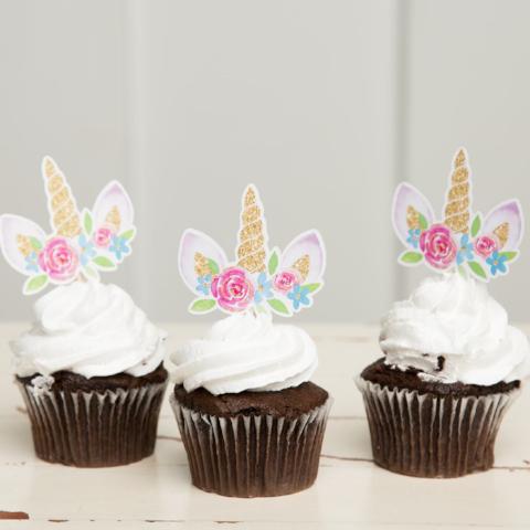 Unicorn Cupcake Toppers| Unicorn Party