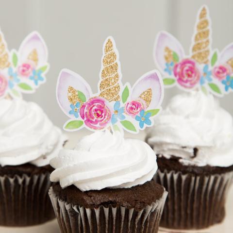 Unicorn Cupcake Toppers| Unicorn Party
