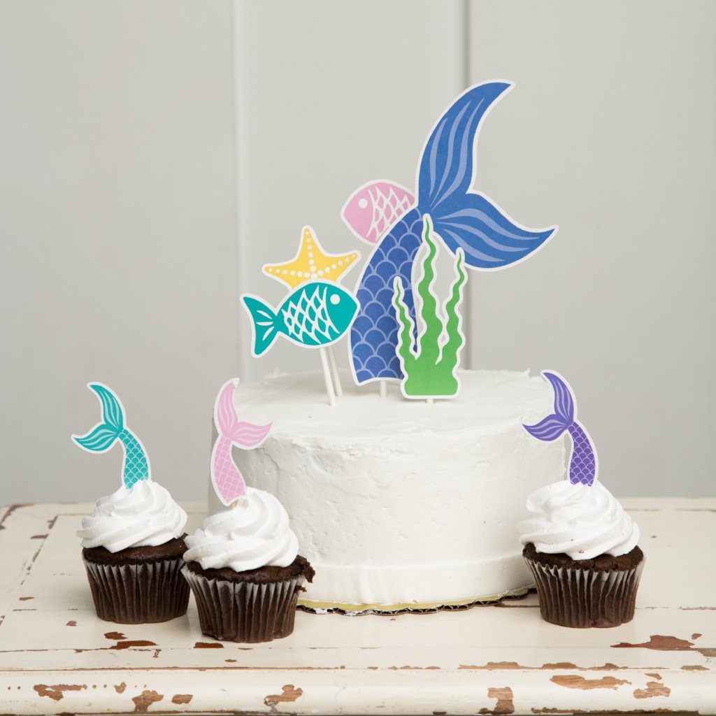 Mermaid Tail Cake Topper| Mermaid Party| Mermaid Cake Topper