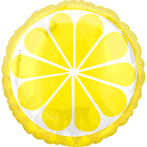 18" Tropical Lemon|Tutti Fruity Birthday| Set of 6
