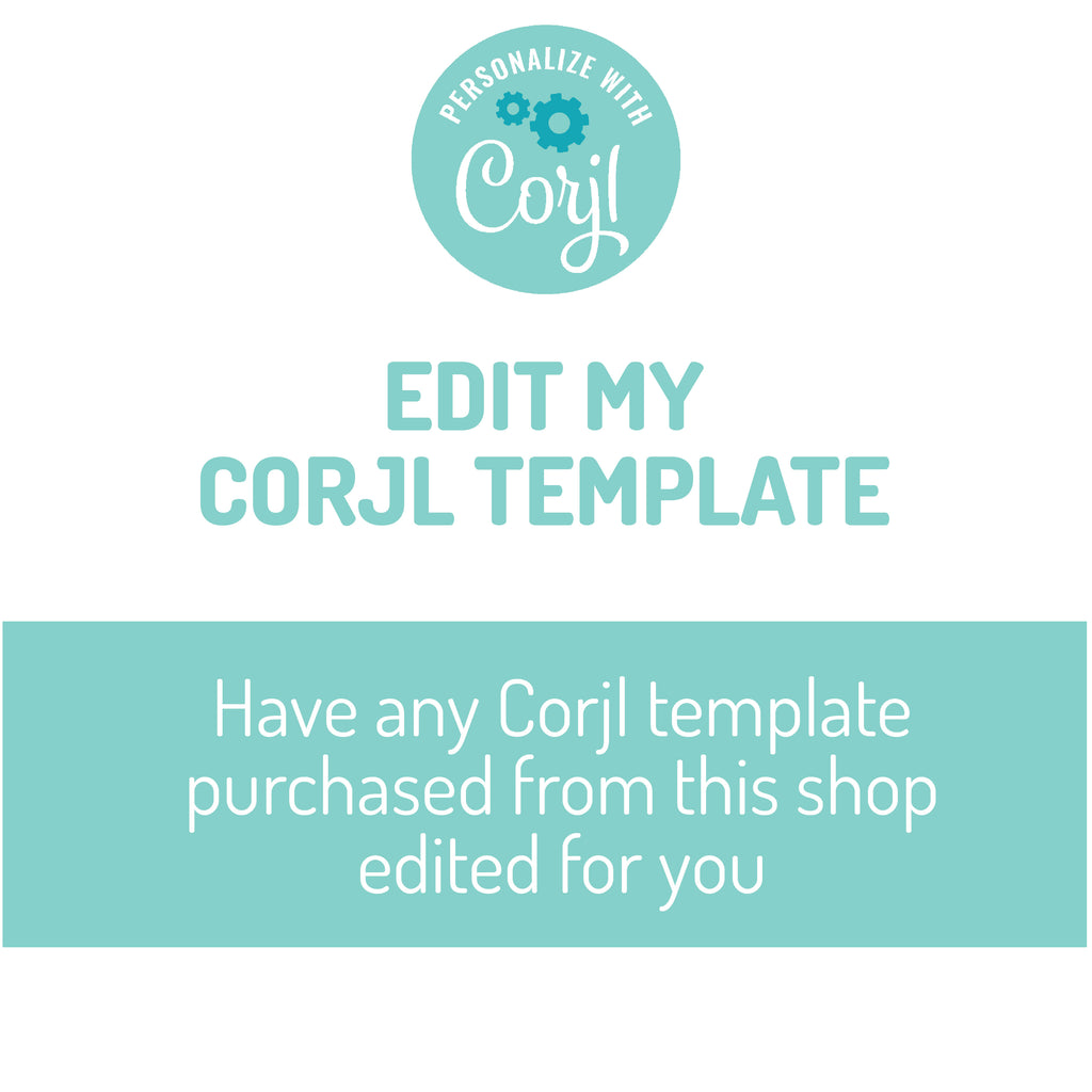 Edit my Template Service, Corjl Template Editing - ADD-ON