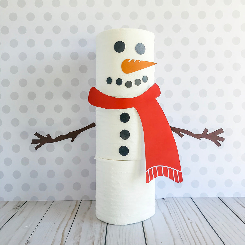 Christmas Elf Toilet Paper Snowman, Elf Printable, Instant Download