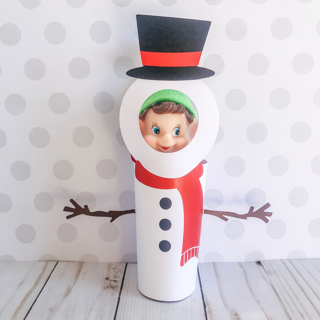 Christmas Elf Snowman, Elf Printable, Instant Download