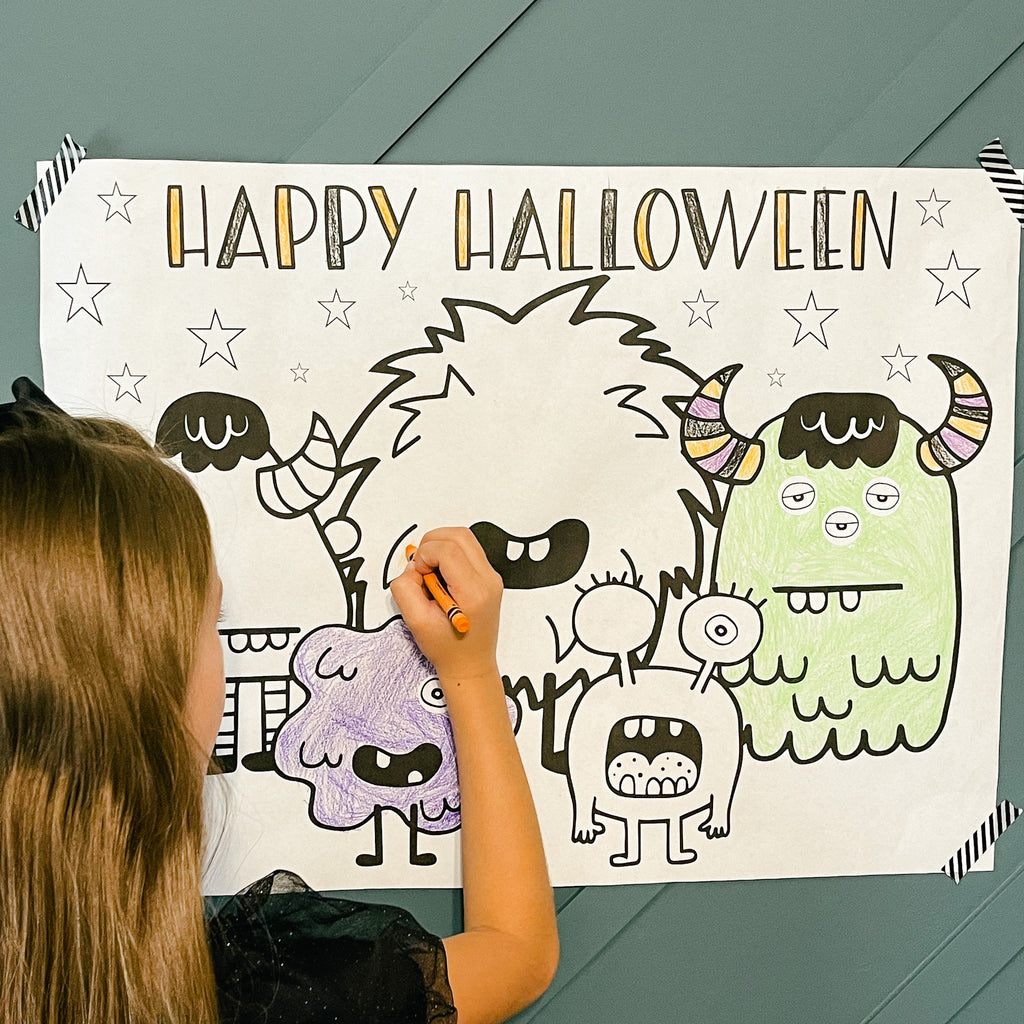 Monster Halloween Poster
