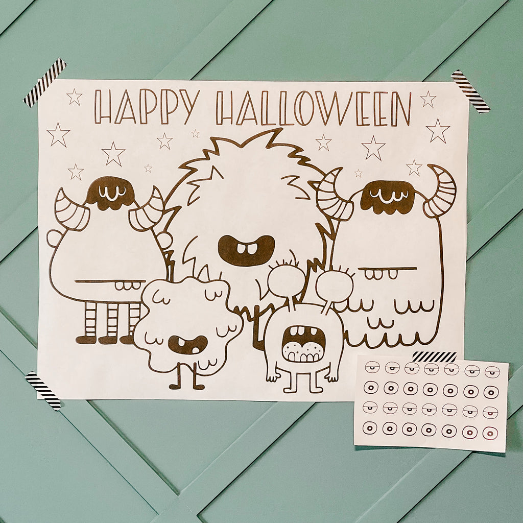 Monster Halloween Poster