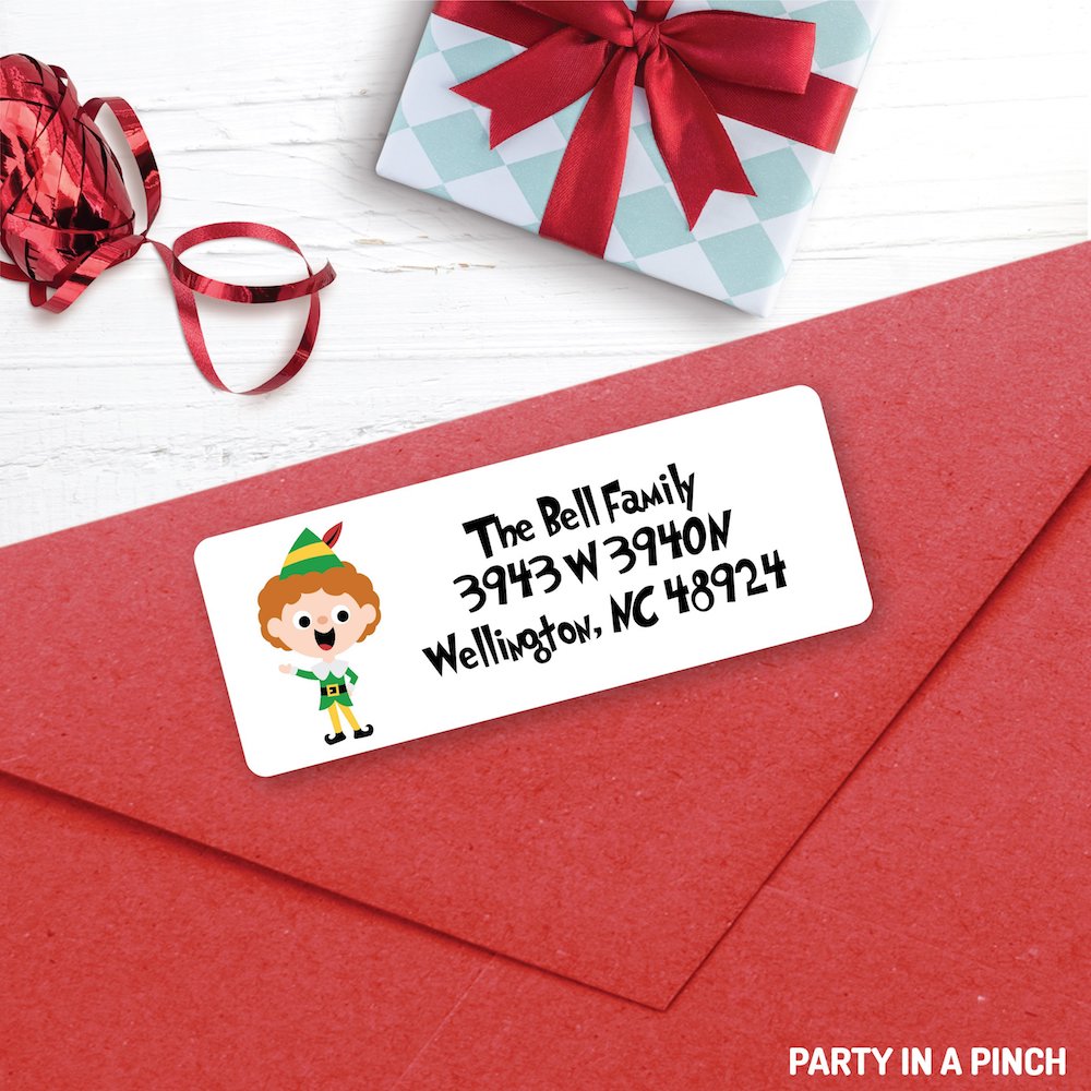 Christmas Elf Address Labels| Personalized