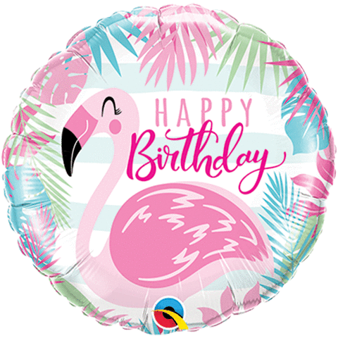 18" Birthday Pink Flamingo| Flamingo Party