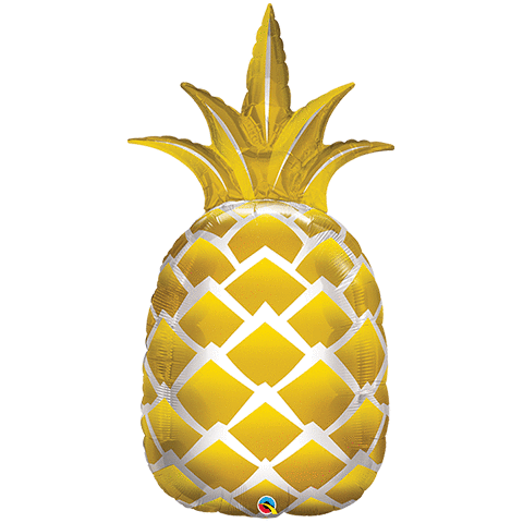44" Golden Pineapple Balloon