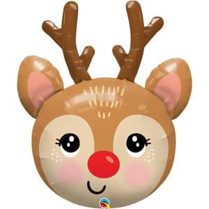 Rudolph the Red Nosed Reindeer Christmas Mylar Balloon