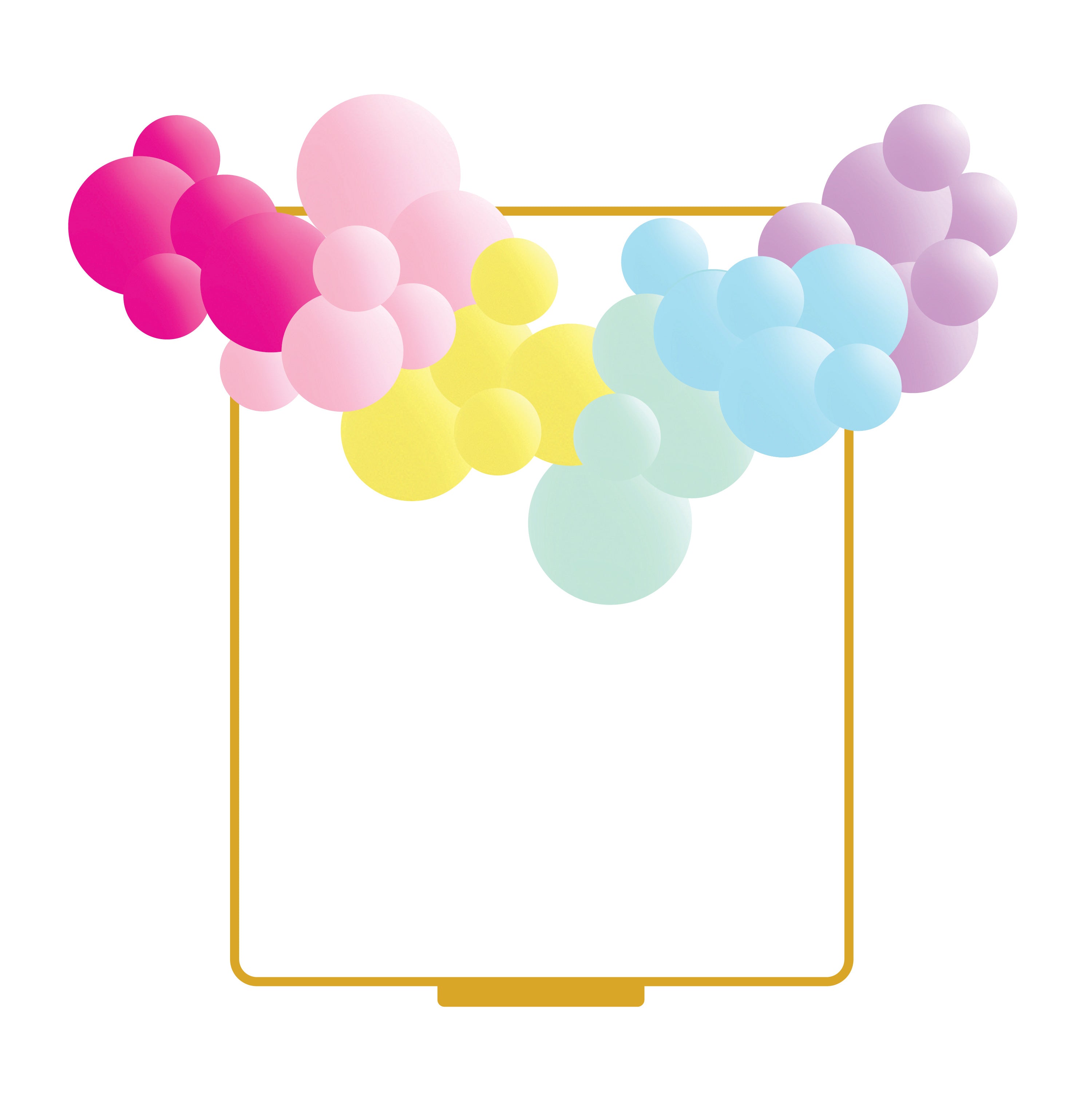 Pastel Rainbow Balloon Garland Kit – Partyinapinch