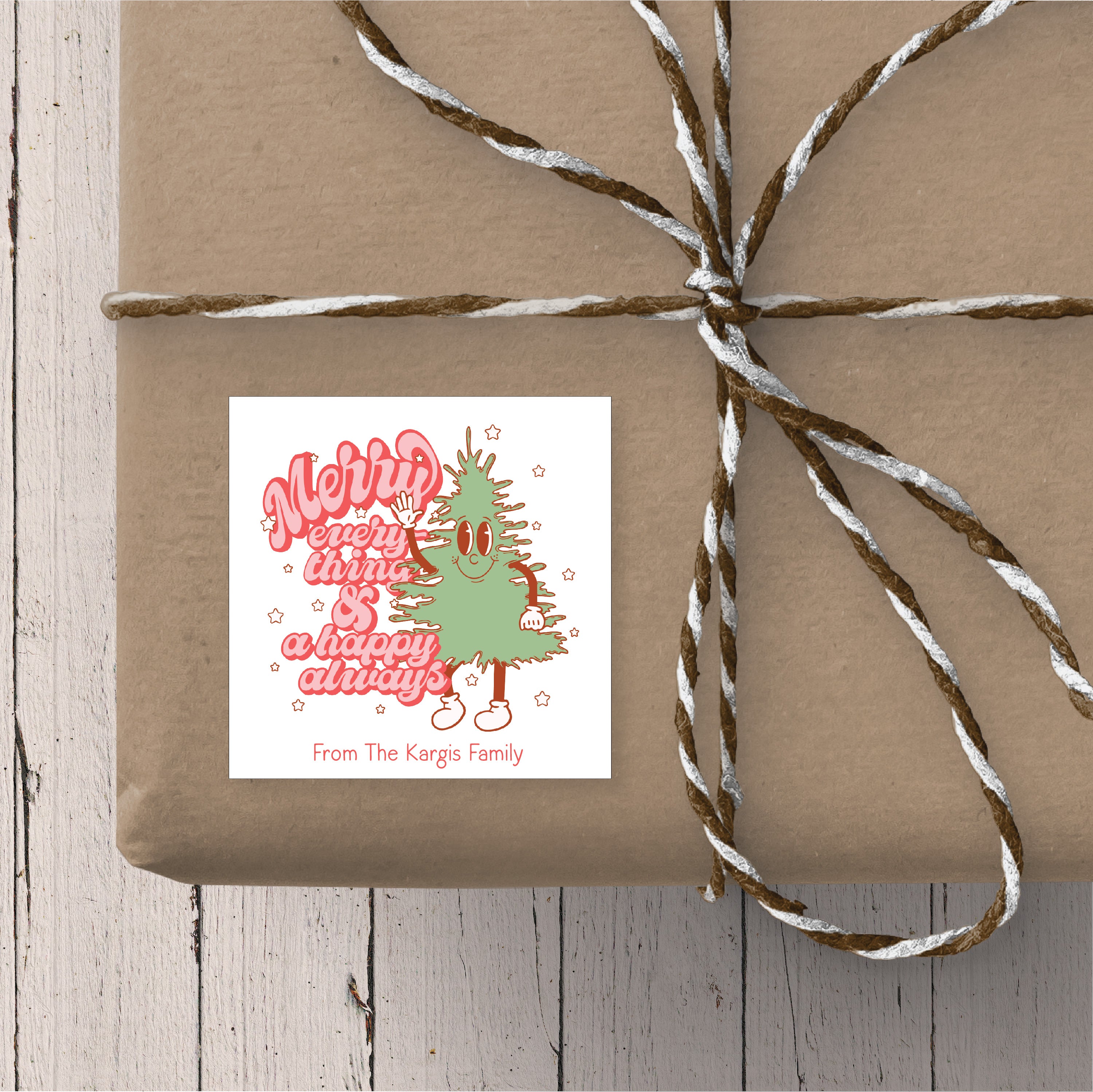 Merry Everything And Happy Always Personalized Christmas Gift Sticke merry-everything-and-happy-always-personalized-christmas-gift-sticke