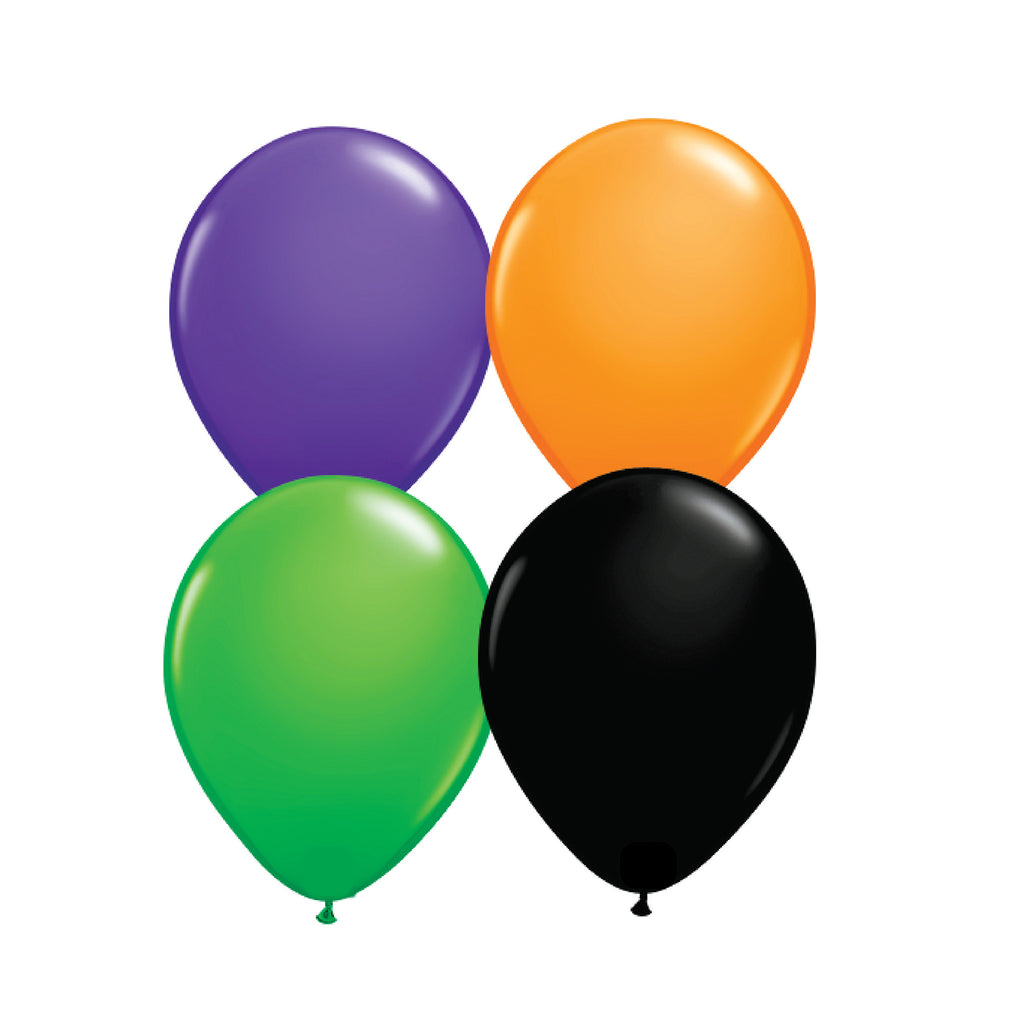 Halloween Balloon Garland| Orange, Black, Lime, Purple