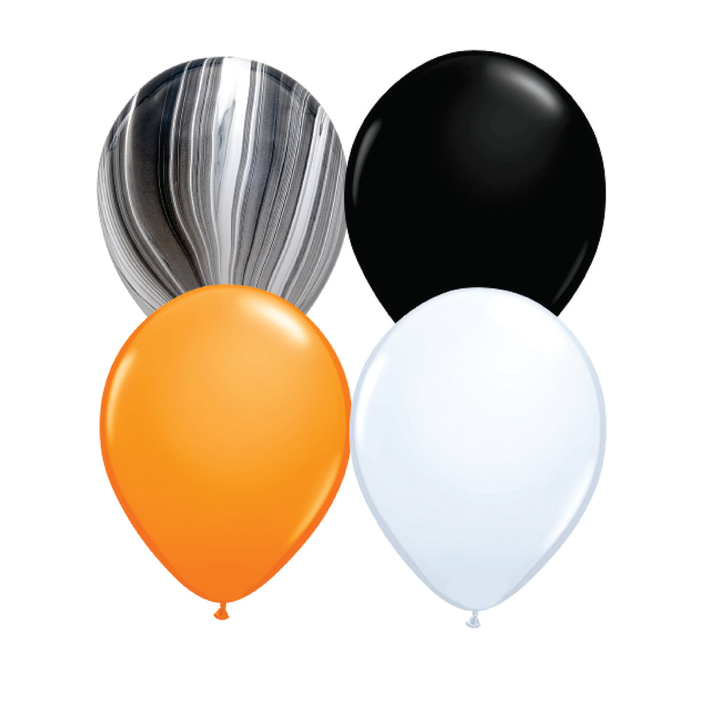 Spooky Balloon Garland| Orange, Black, Lime, Purple