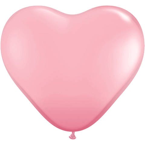 11" Pink Heart Balloon| Valentine's Day|  Valentine's Balloons | Valentine's day supplies| Balloons| Set of 6