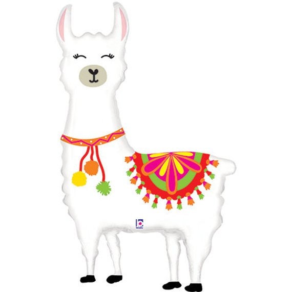 45" Llama Shape Balloon, Llama Balloon, Birthday Decorations, Llama Party, Party Supplies, Baby Shower, Llama Theme