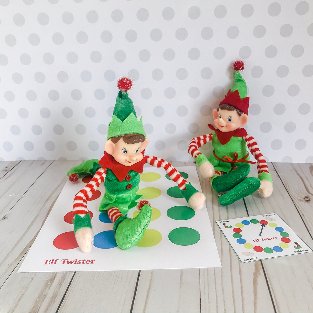 Christmas Elf Twister Kit, Elf Prop, Instant Download, Christmas Elf Costume, Christmas Elf Kit, Holiday Elf Kit, Elf Accessories