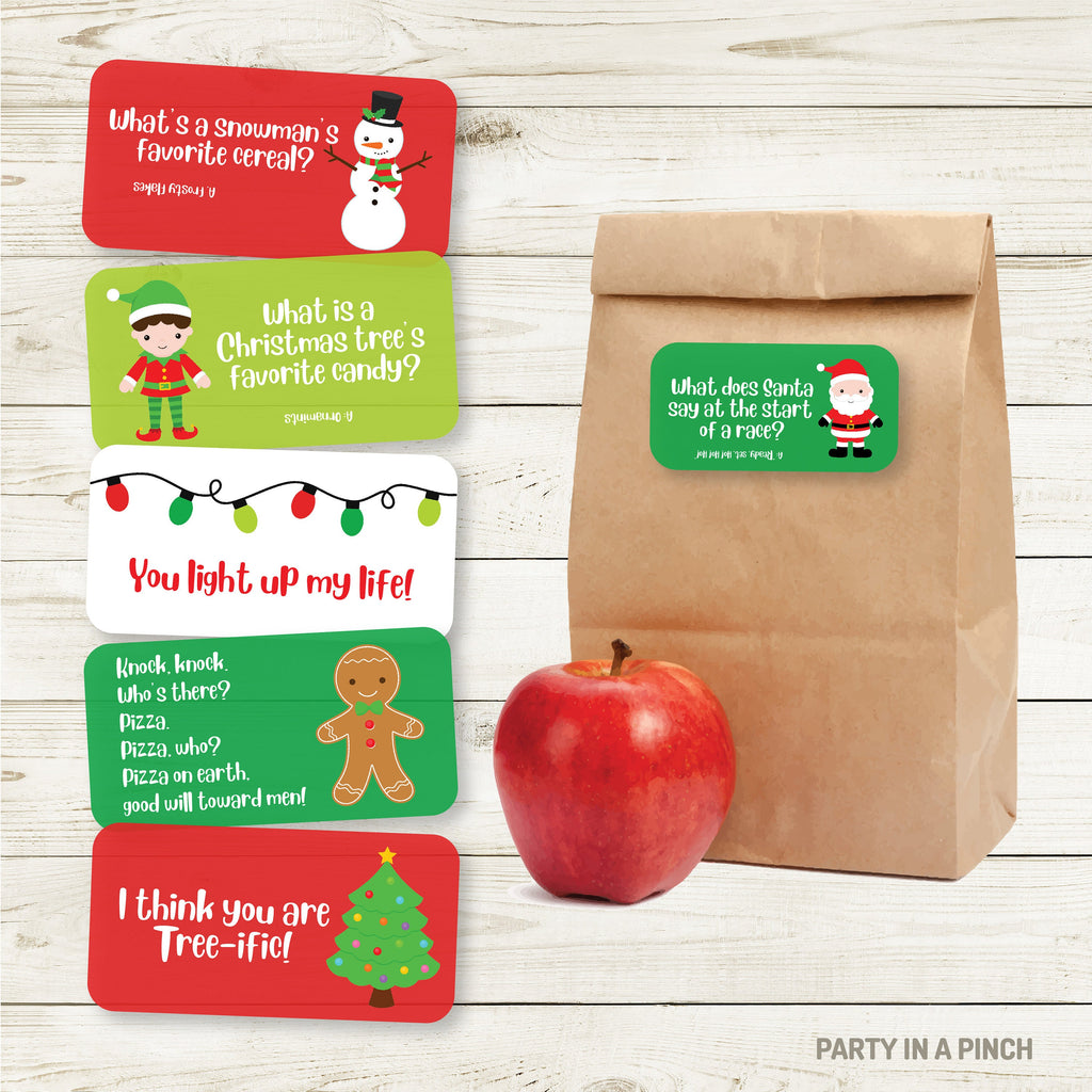 Lunchbox Note Stickers, Lunchbox Jokes, Christmas Lunchbox Notes, Christmas Lunch Stickers, Lunch Stickers, School Lunch Stickers, Christmas