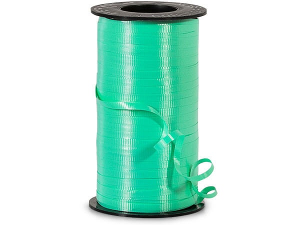 Sea Green Balloon Ribbon, Sea Green Curling Ribbon,  3/16” Crimped Curling Ribbon,  Roll of Ribbon, Sea Green Ribbon,  Sea Green String