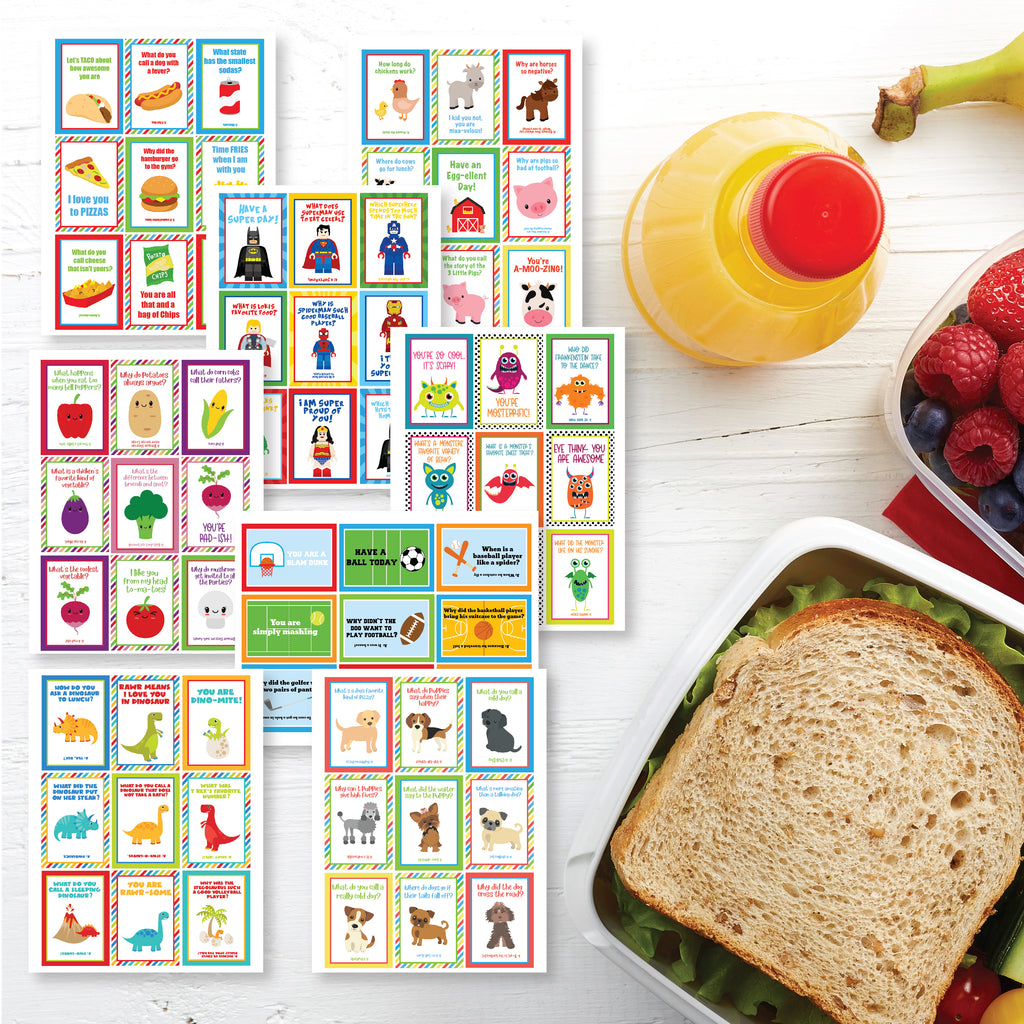 Lunch Box Cards Mega Pack 2| Instant Download