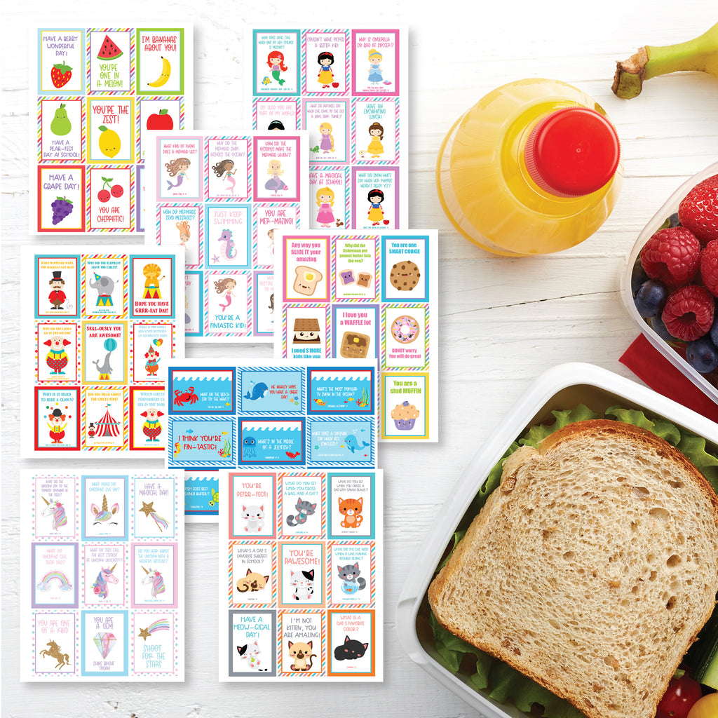 Lunch Box Cards Mega Pack 1| Instant Download