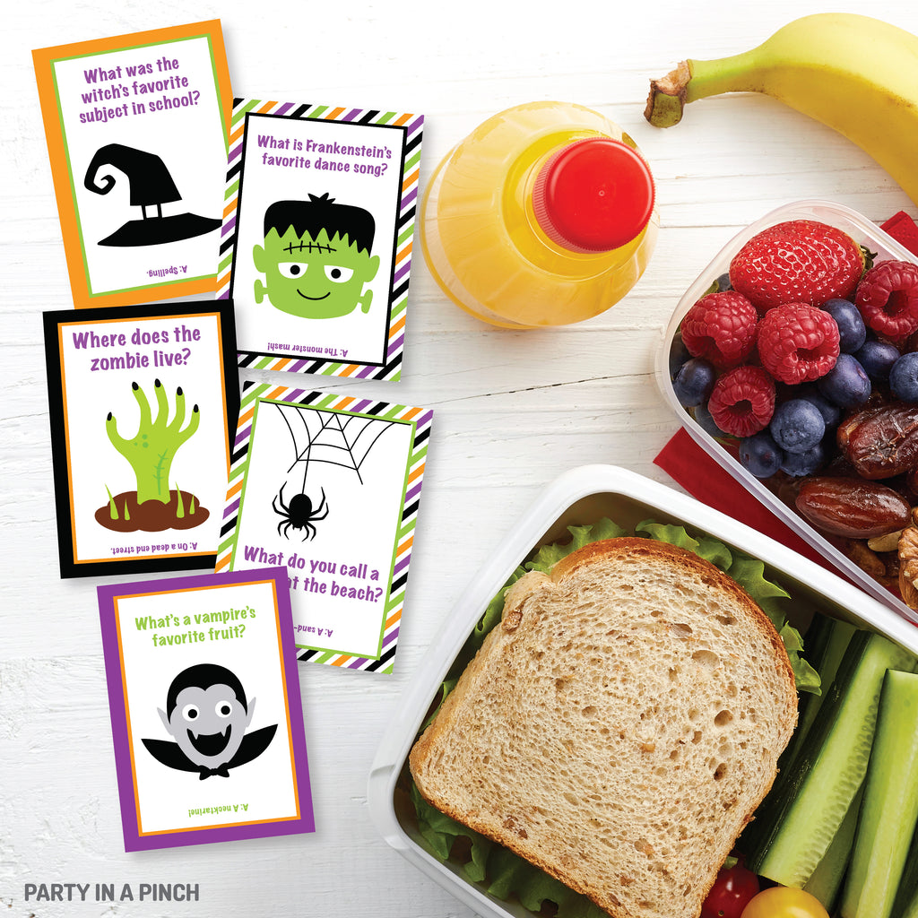 Halloween Lunch Box Notes| Instant Download