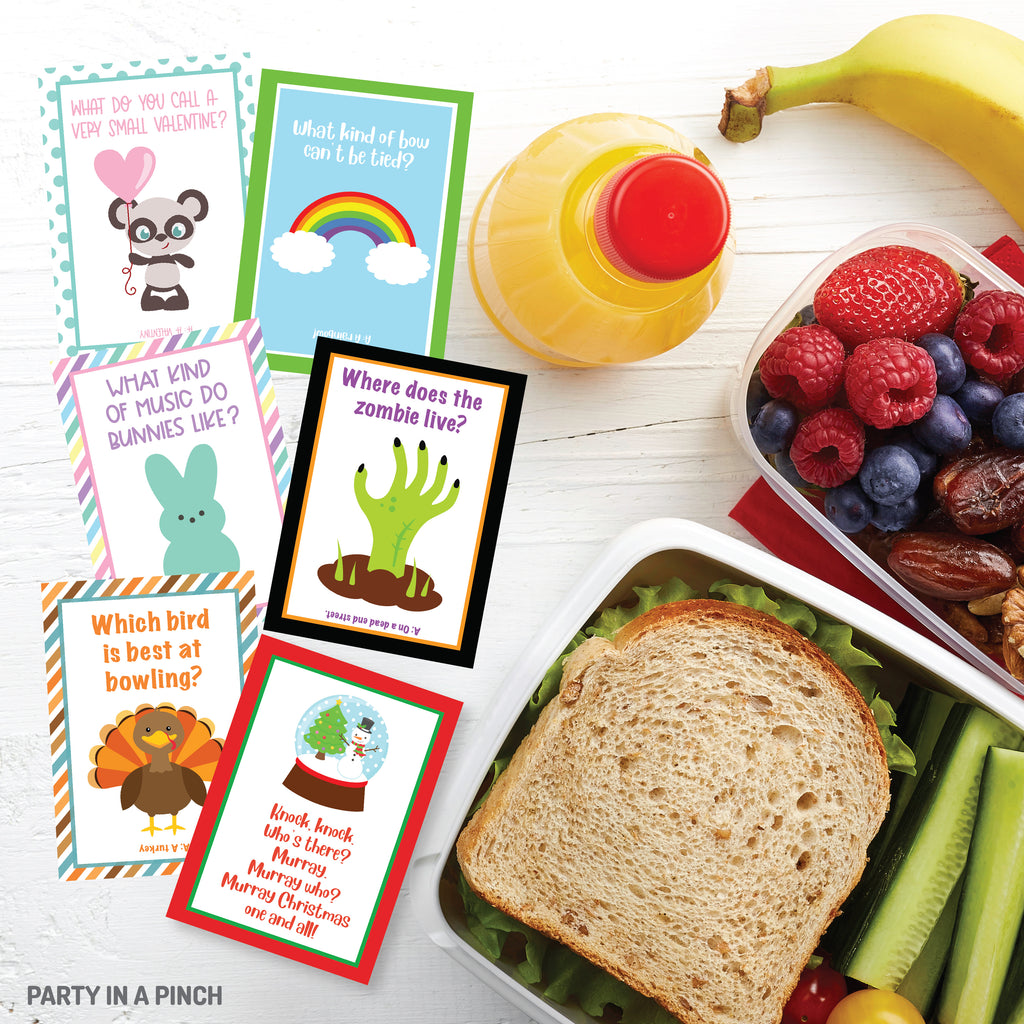 Holiday Pack Lunch Box Notes| Instant Download