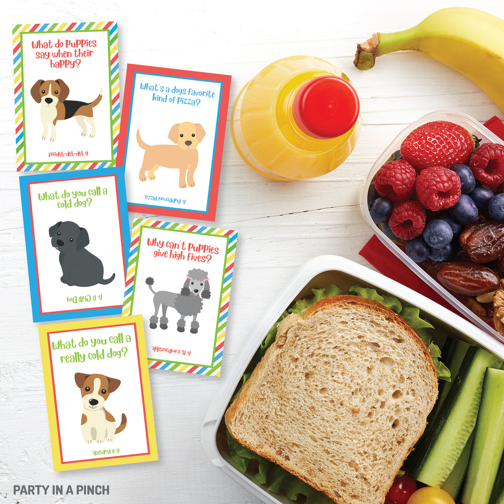 Puppy Lunch Box Notes| Instant Download
