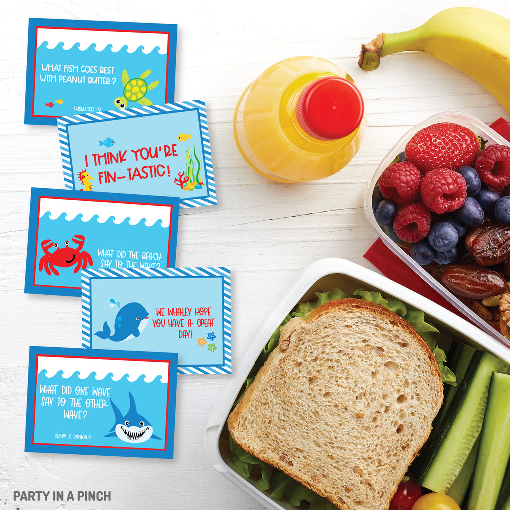 Under The Sea Lunch Box Notes| Instant Download