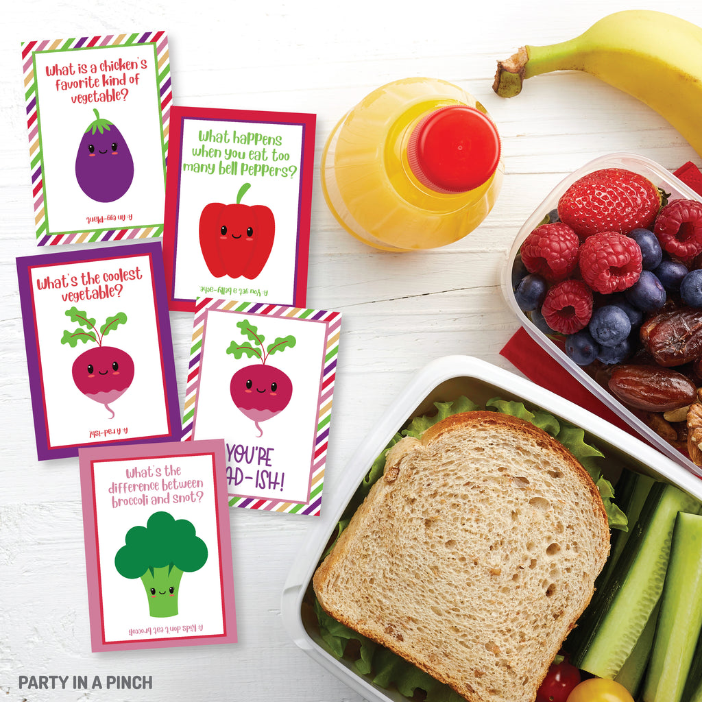 Vegetable Lunch Box Notes| Instant Download