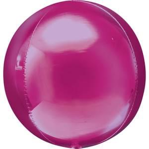 Bright Pink Orbz Foil Balloon 15IN