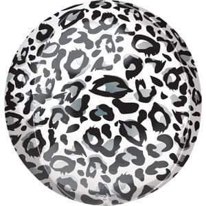 Snow Leopard Orbz Foil Balloon 15IN| Jungle Party| Safari